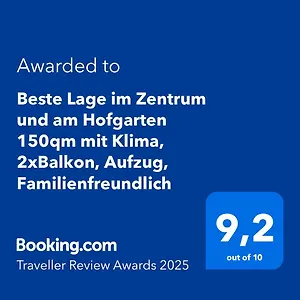 Neu Direkt Im Zentrum Und Am Hofgarten 150qm Mit Klima, 2 Balkons, Aufzug, Familienfreundlich Apartment Bayreuth